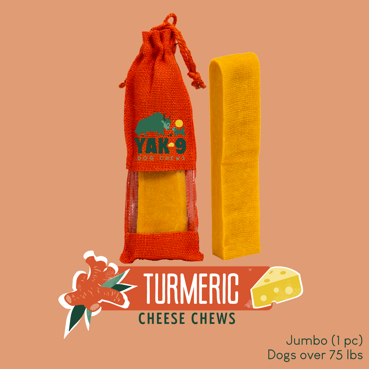 yak9 - Turmeric Yak Milk Chews for Dogs