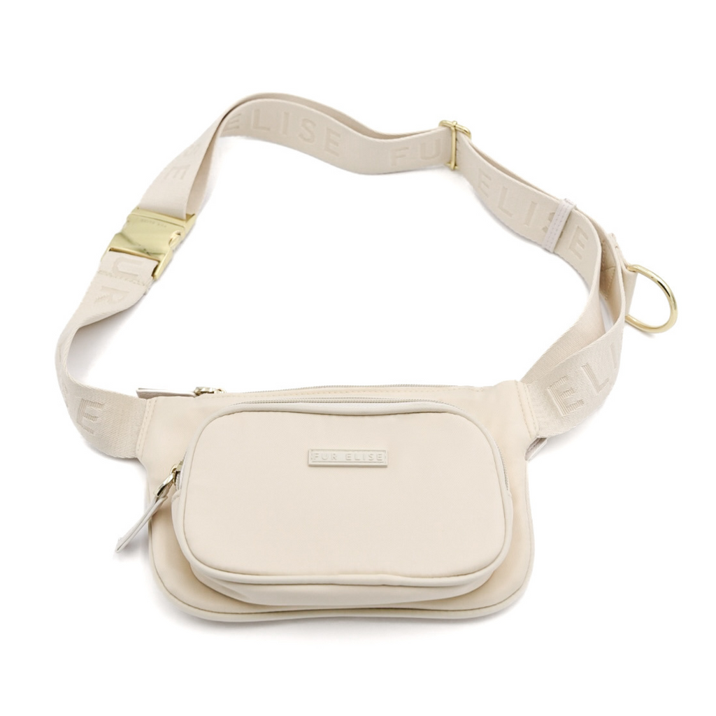 Fur Elise On-the-Go Dog Walking Set - Bone — individual component or lifestyle view