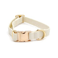 Fur Elise Snap Collar - Bone S ( .512in x 5.9-13in)