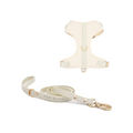 Fur Elise Dog Harness & Leash Set - Bone — included set components