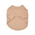 Fur Elise Spoiled Mock Neck Dog Shirt - Latte — front view