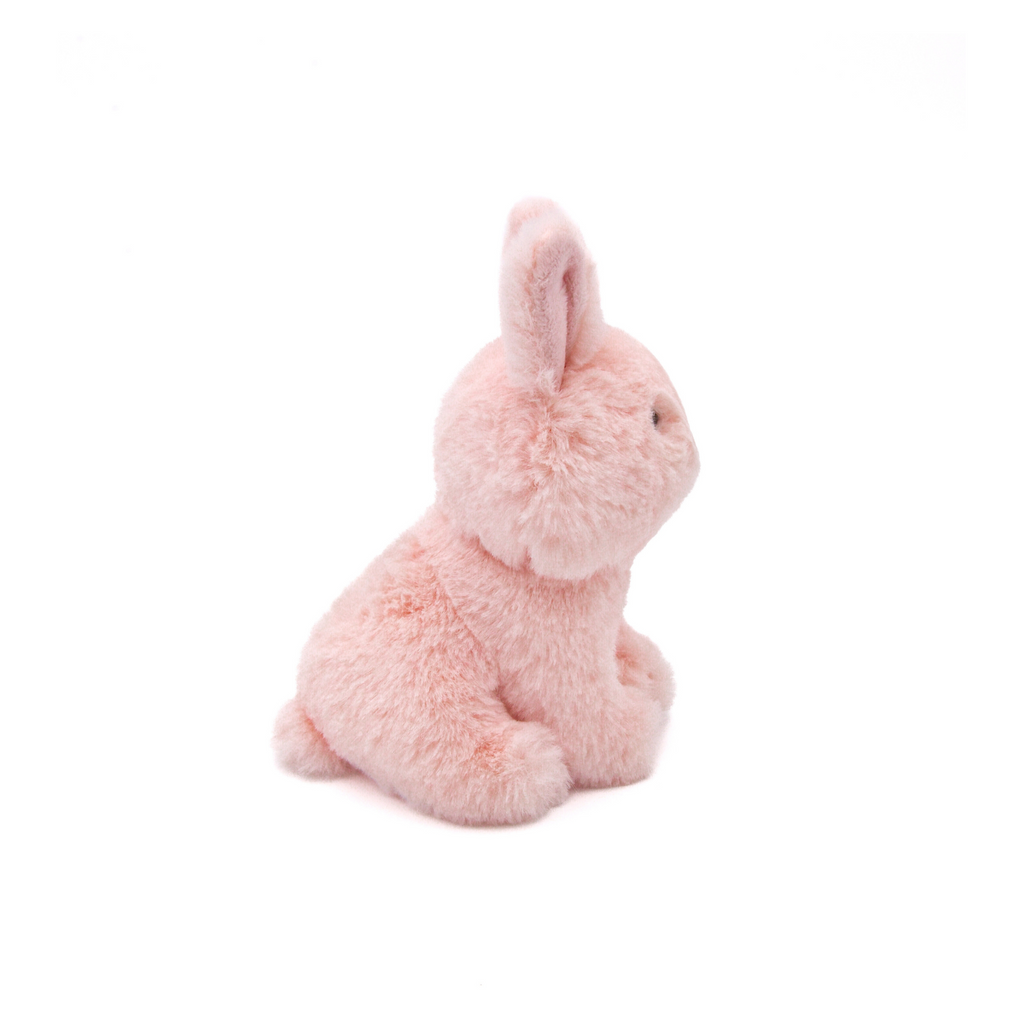 Fur Elise Ruby Rabbit Plush Dog Toy - Mini — side view