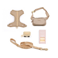 Fur Elise On-the-Go Dog Walking Set - Sand — included set components
