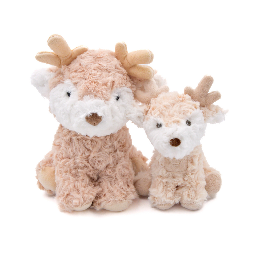 Fur Elise Vixi Reindeer Plush Dog Toy Set - Mini & Maxi — Mini and Maxi pair