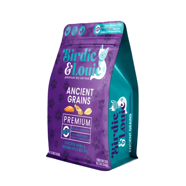 Birdie & Louie 3.5lb Chicken Meal & Brown Rice Recipe Dry Cat Food