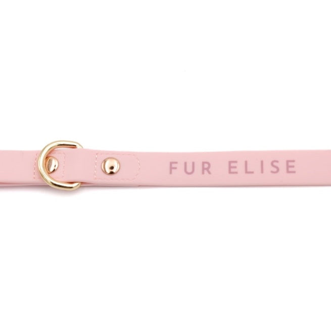 Fur Elise Dog Leash - Rose — logo detail