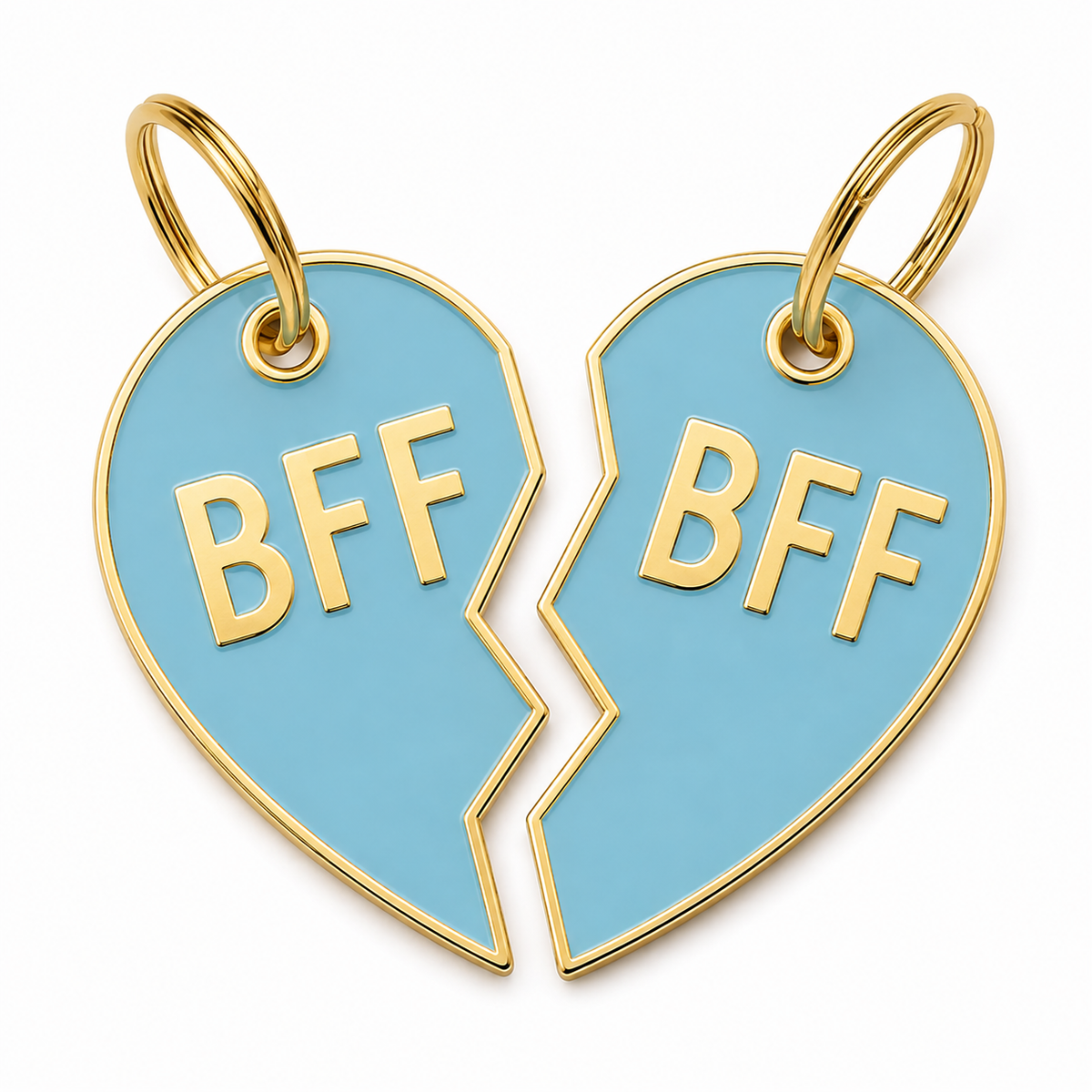 BFF Pet ID Tags Blue