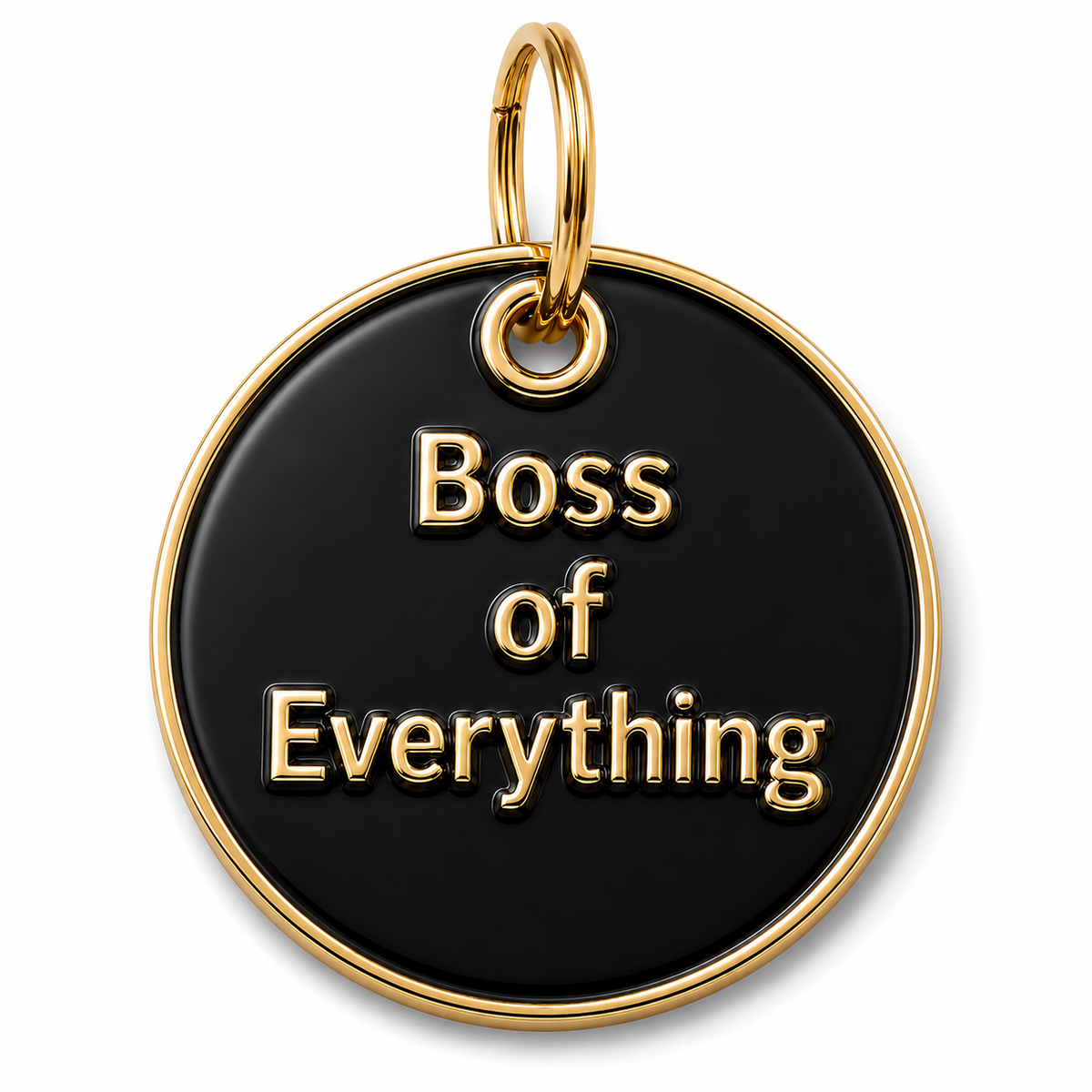 Boss of Everything Pet ID Tag