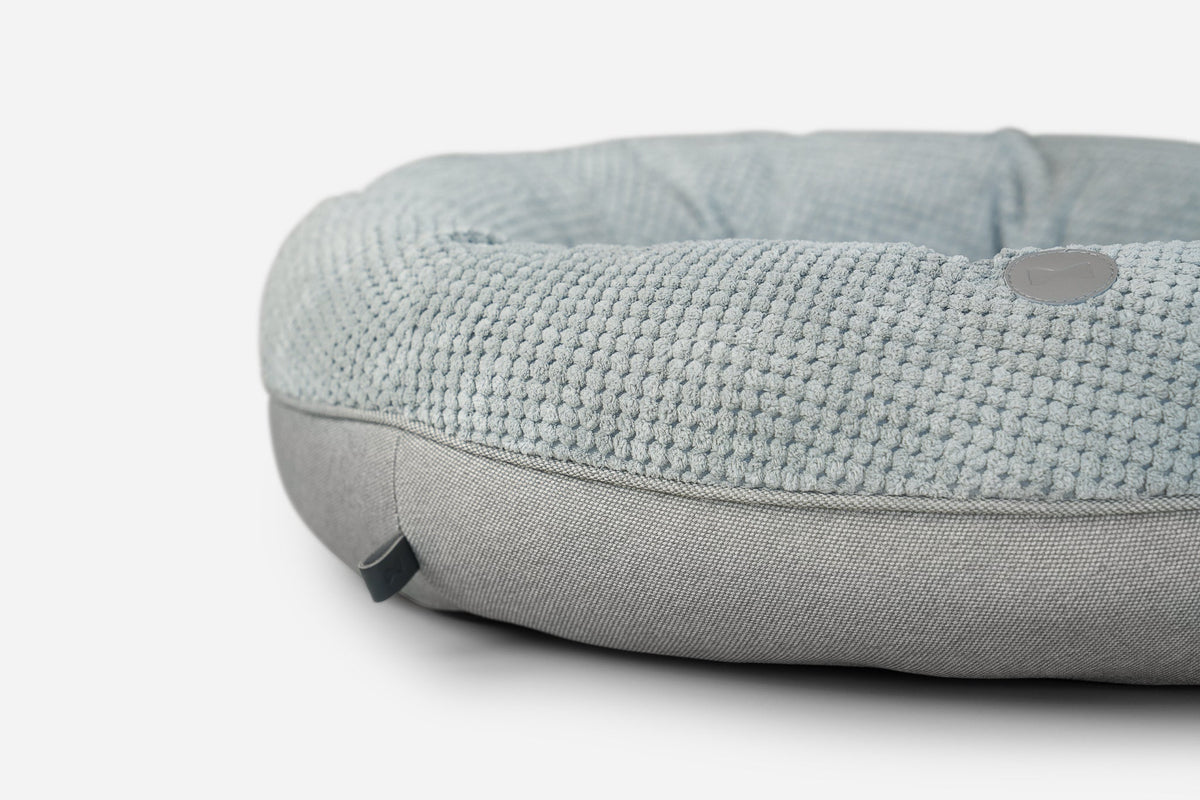 Chester & Lee - Moonlight Gray Donut Dog Bed