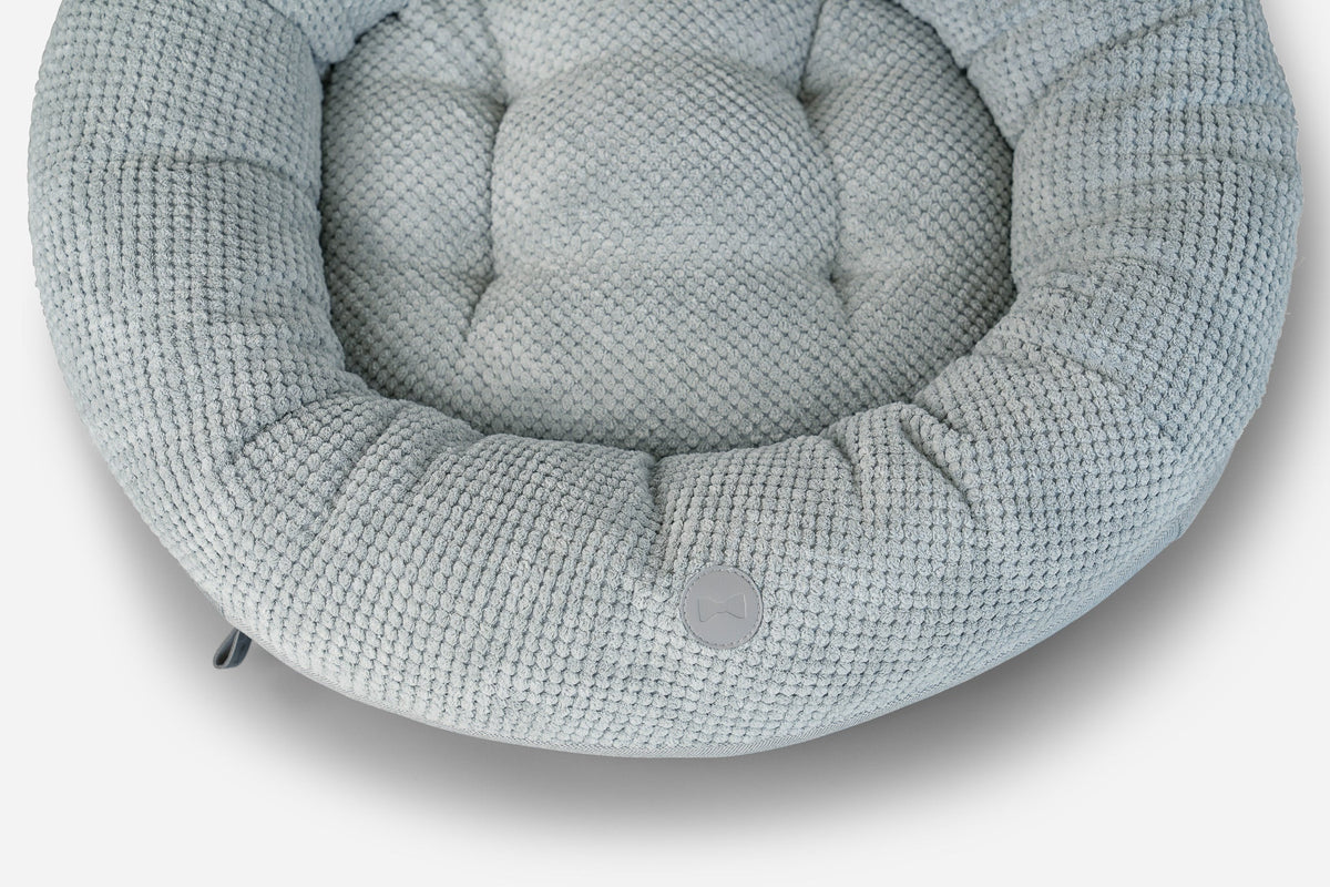 Chester & Lee - Moonlight Gray Donut Dog Bed