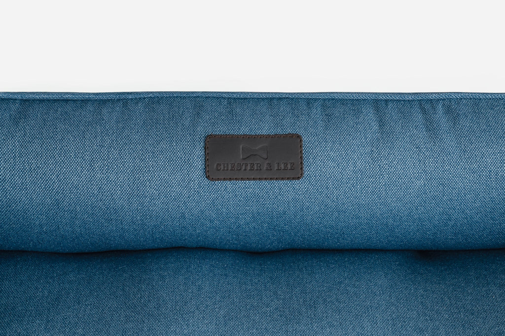 Chester & Lee - Cotton Sleeper Dog Bed Denim