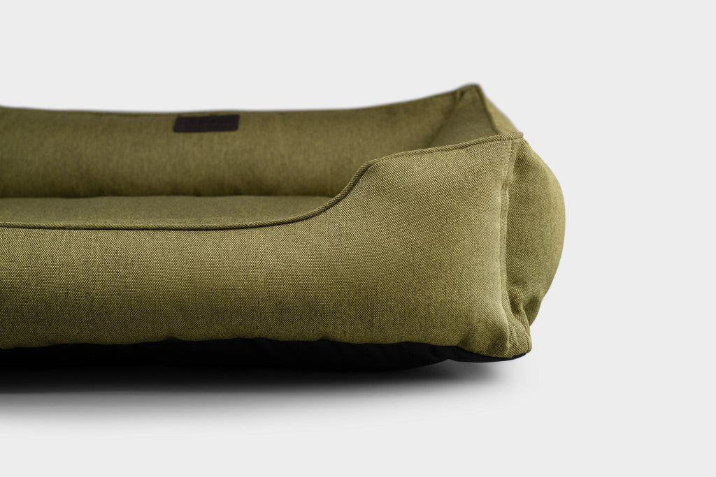 Chester & Lee - Cotton Sleeper Dog Bed Olive