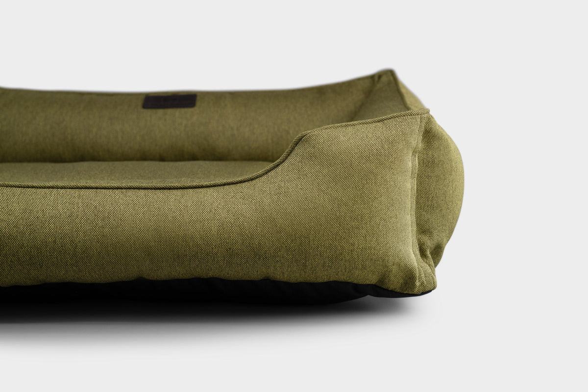 Chester & Lee - Cotton Sleeper Dog Bed Olive