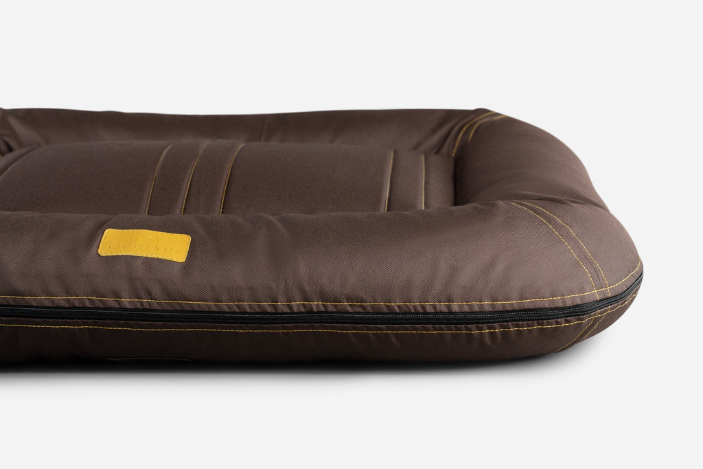 Chester & Lee - Waterproof Lounger Dog Bed Brown