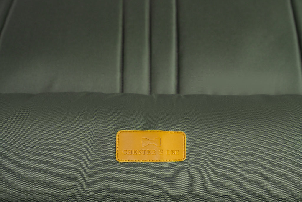 Chester & Lee - Waterproof Lounger Dog Bed Green