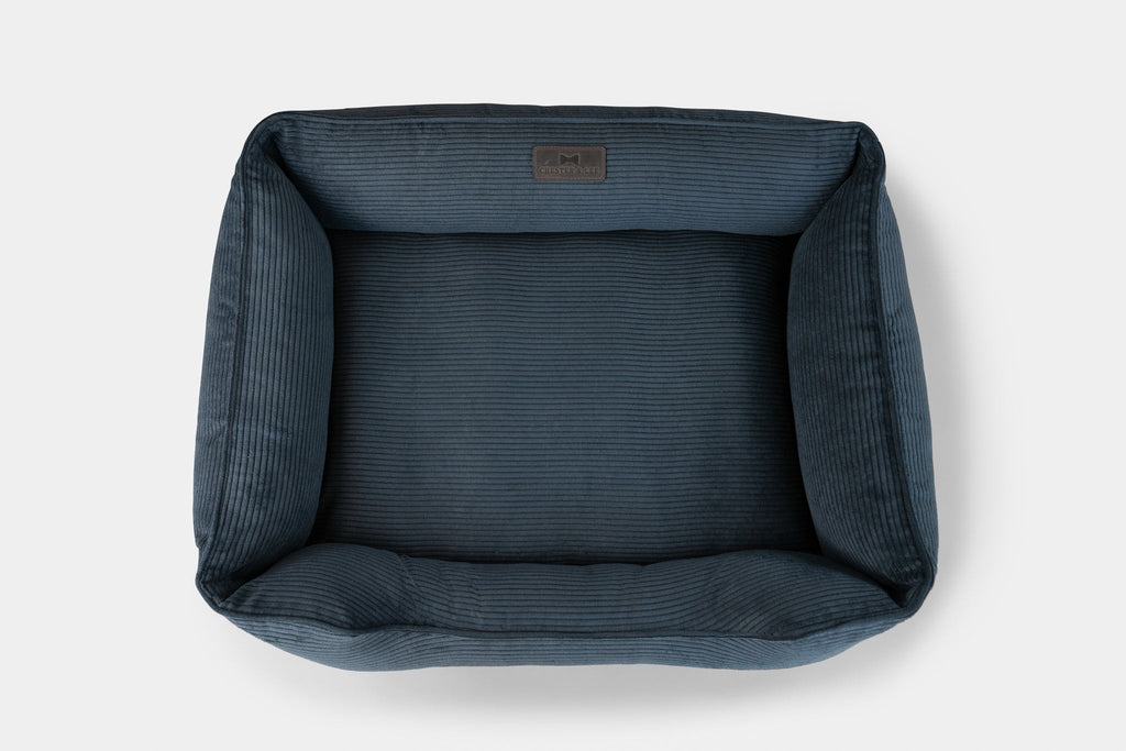 Chester & Lee - Fancy Corduroy Sleeper Dog Bed Graphite
