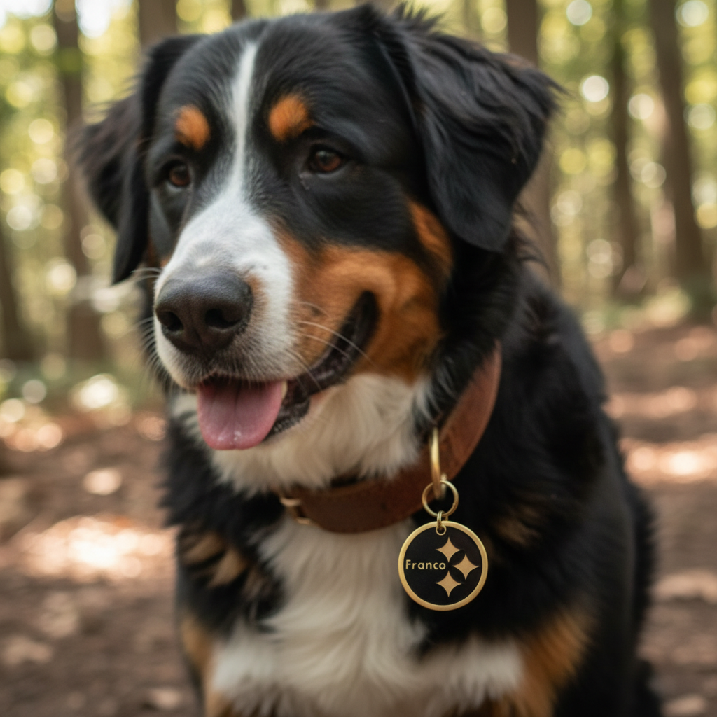Create Your Own - Deep Engraved Brass Pet ID Tag