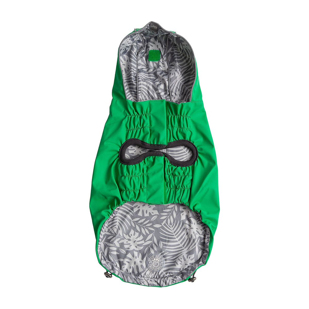 GF PET Reversible Elasto-Fit Dog Raincoat - Green