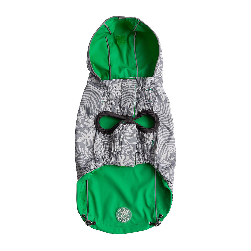 GF PET Reversible Elasto-Fit Dog Raincoat - Green