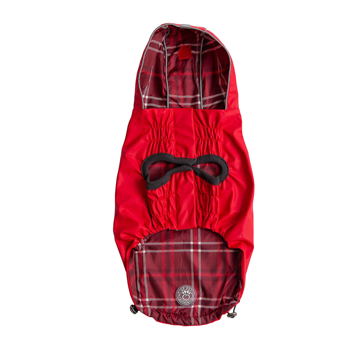 GF PET Reversible Elasto-Fit Dog Raincoat - Red