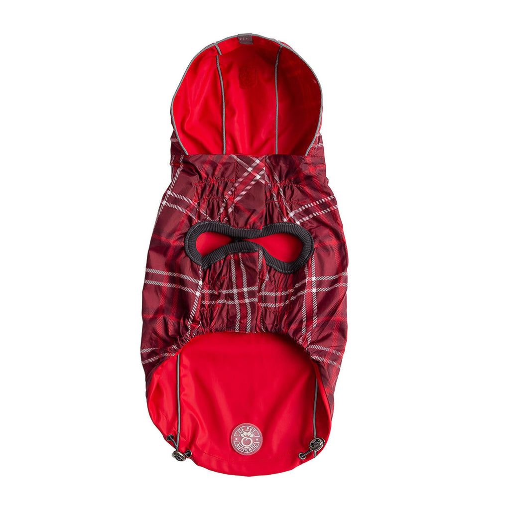 GF PET Reversible Elasto-Fit Dog Raincoat - Red