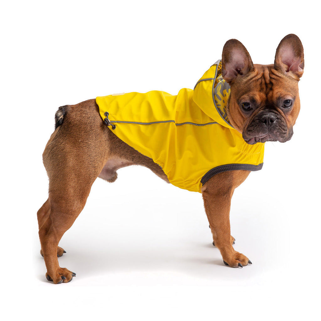 GF PET Reversible Elasto-Fit Dog Raincoat - Yellow