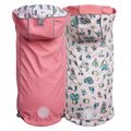 GF PET Reversible Elasto-Fit Dog Raincoat - Pink/Pink