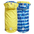 GF PET Reversible Elasto-Fit Dog Raincoat - Yellow/Blue