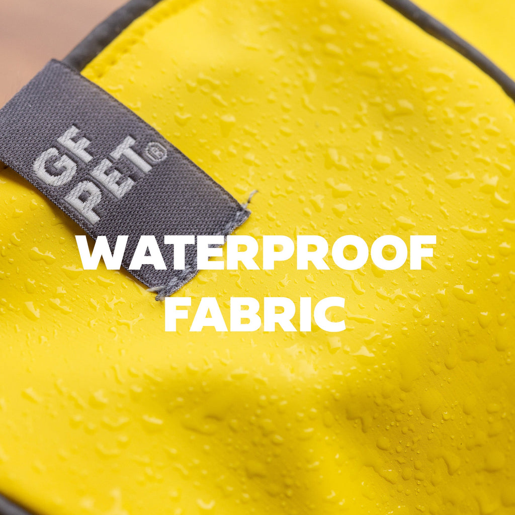 GF PET Reversible Elasto-Fit Dog Raincoat - Yellow