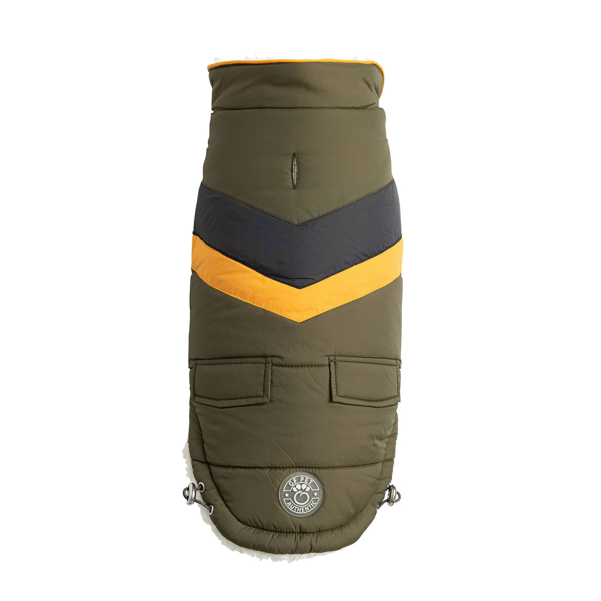 GF PET Alpine Dog Puffer Jacket - Dark Khaki