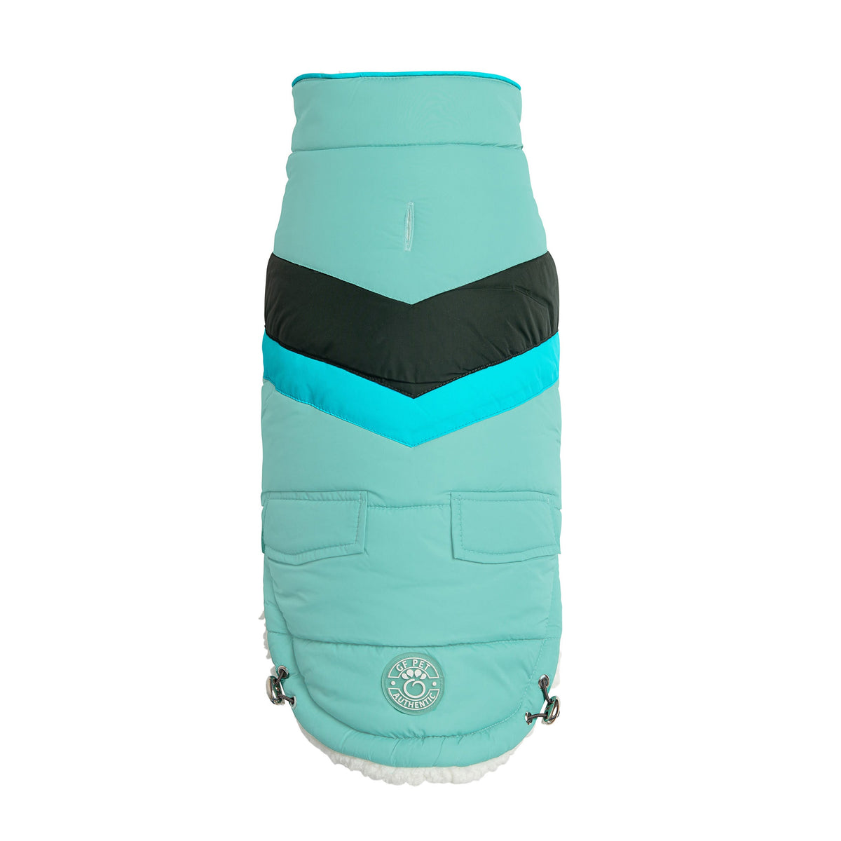 GF PET Alpine Dog Puffer Jacket - Light Aqua