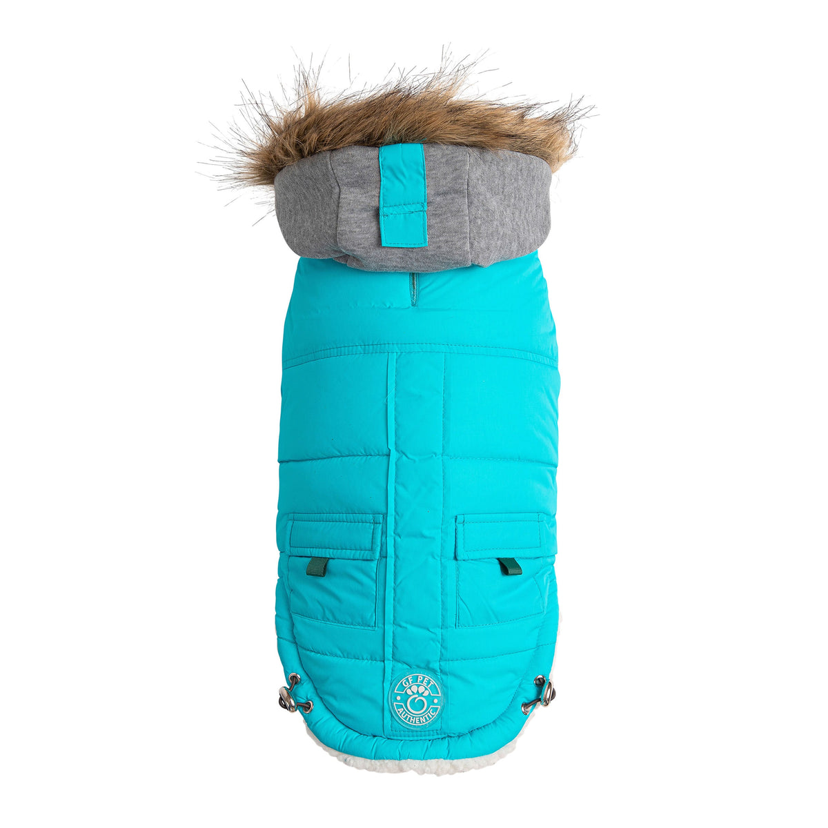 GF PET Winter Sailor Dog Parka - Aqua