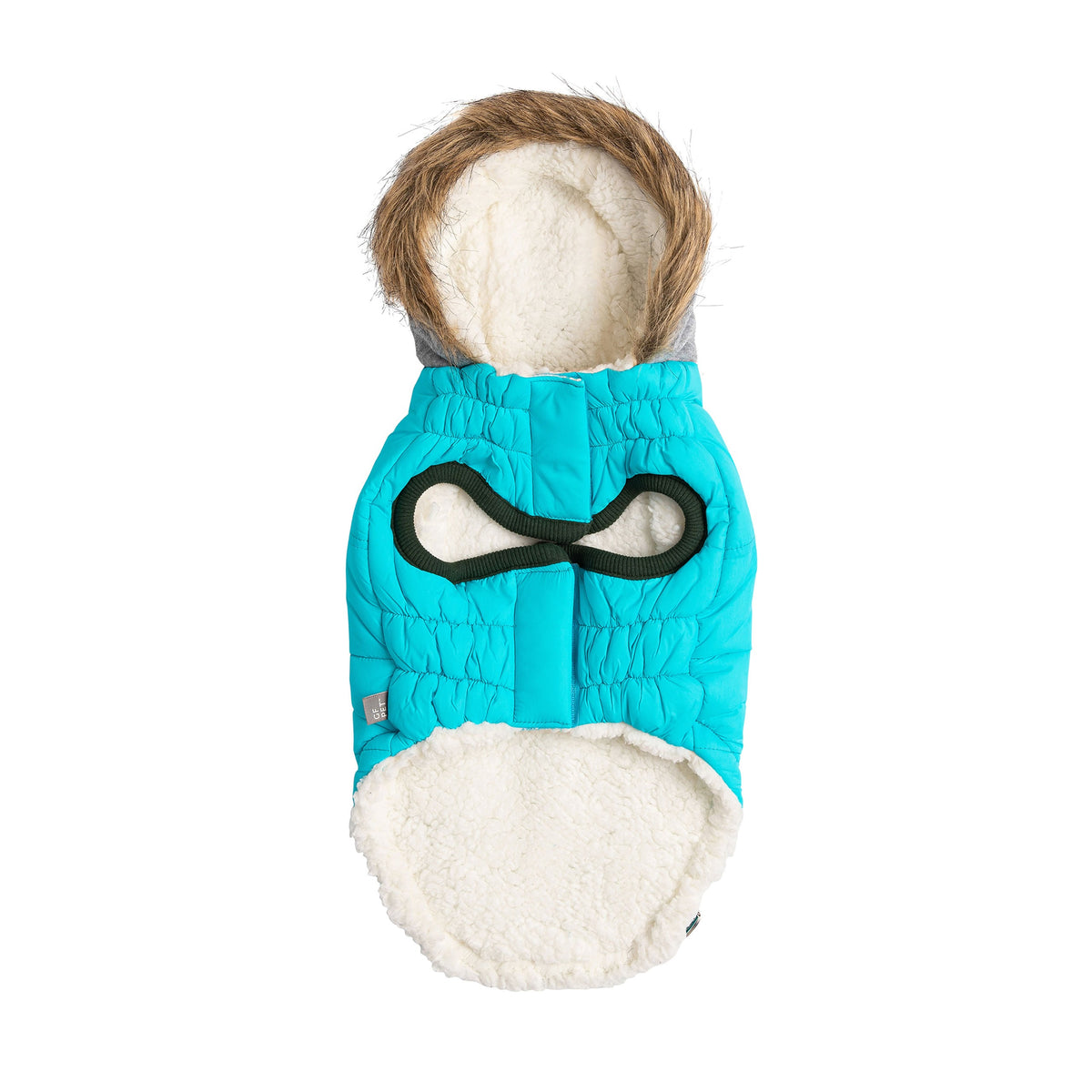 GF PET Winter Sailor Dog Parka - Aqua