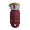 GF PET Winter Sailor Dog Parka - Burgundy