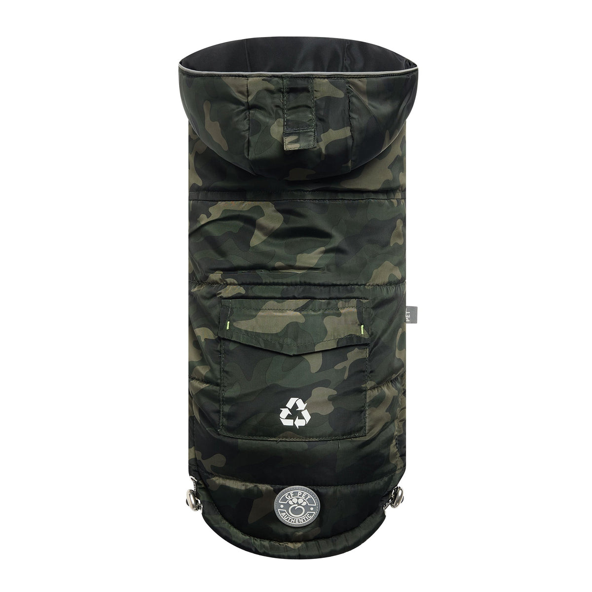 GF PET Recycled Dog Parka - Camouflage