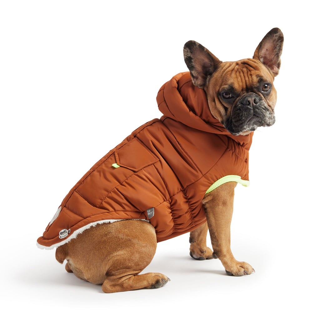 GF PET Puff Dog Parka - Hazel