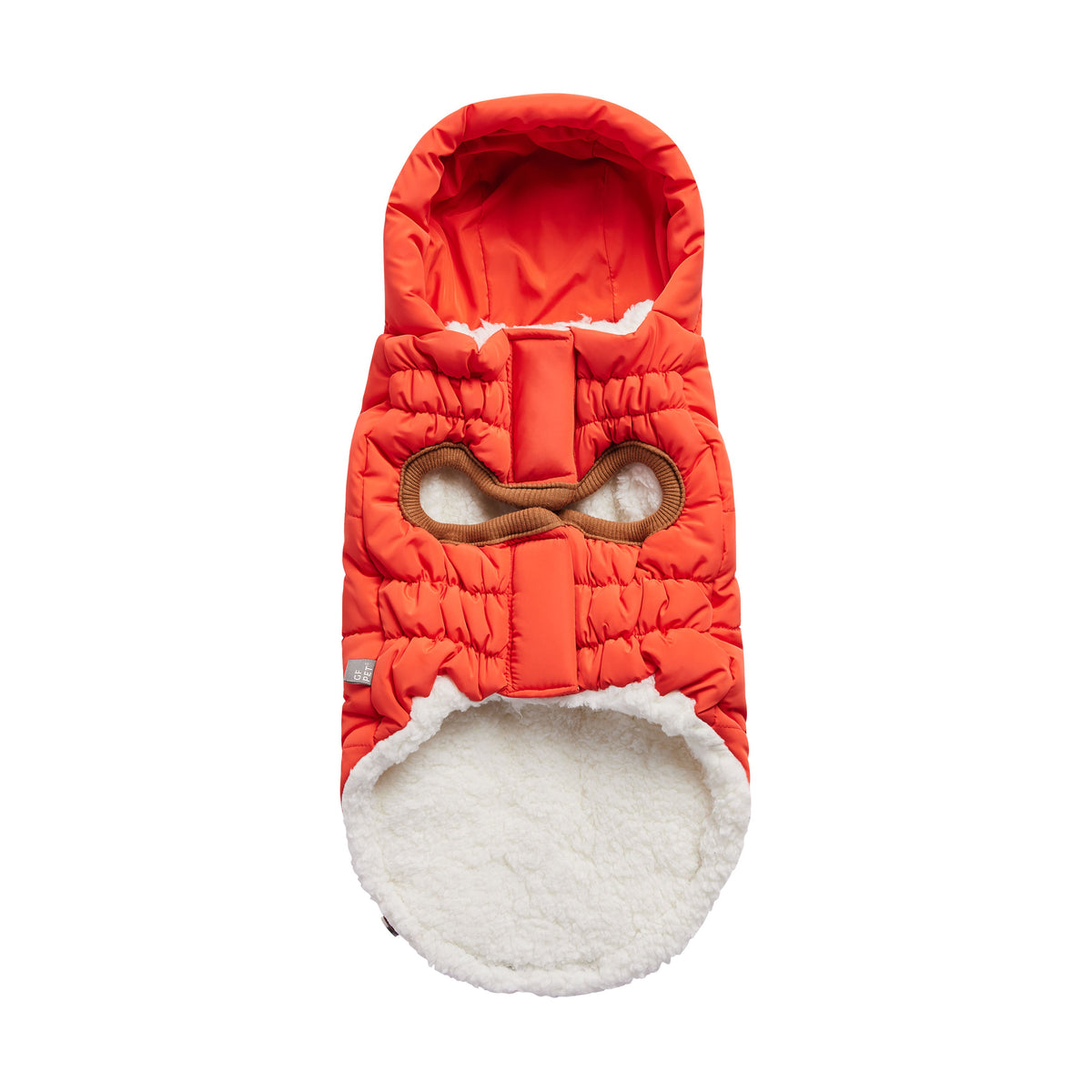 GF PET Puff Dog Parka - Orange