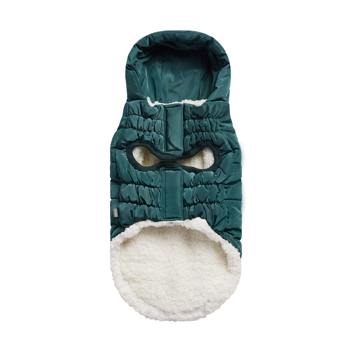 GF PET Puff Dog Parka - Teal