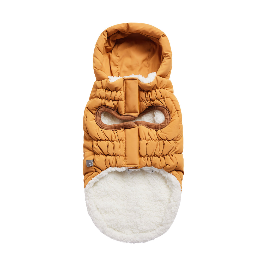 GF PET Puff Dog Parka - Yellow