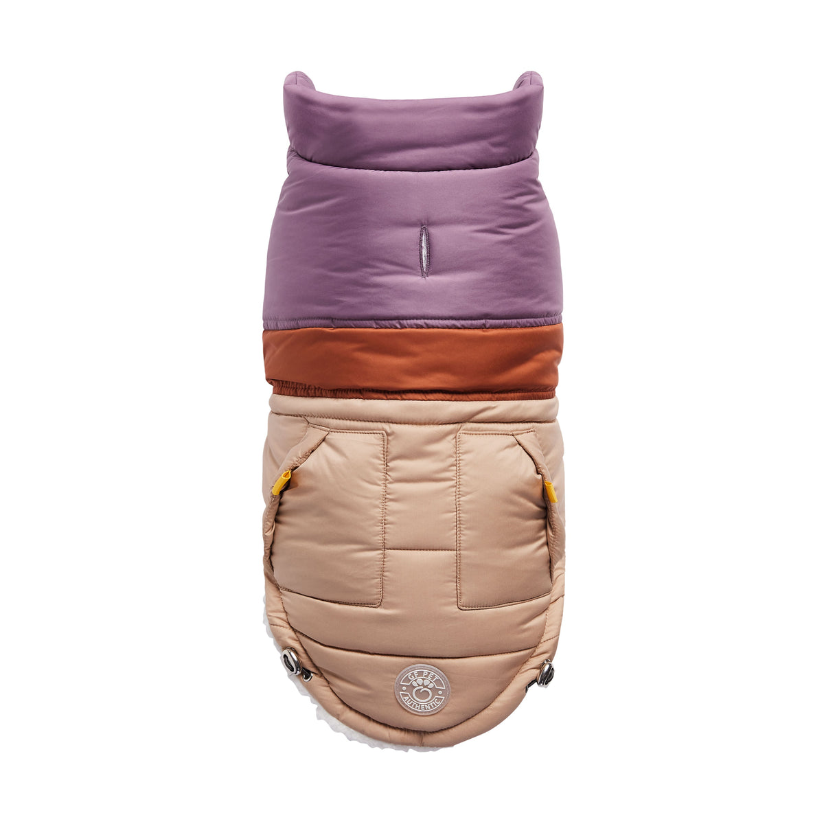 GF PET Retro Dog Puffer Jacket - Sand