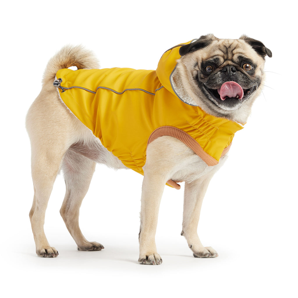 GF PET Insulated Dog Raincoat - Yellow