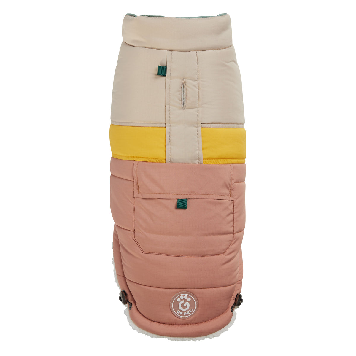 GF PET Camplife Dog Puffer Jacket - Clay