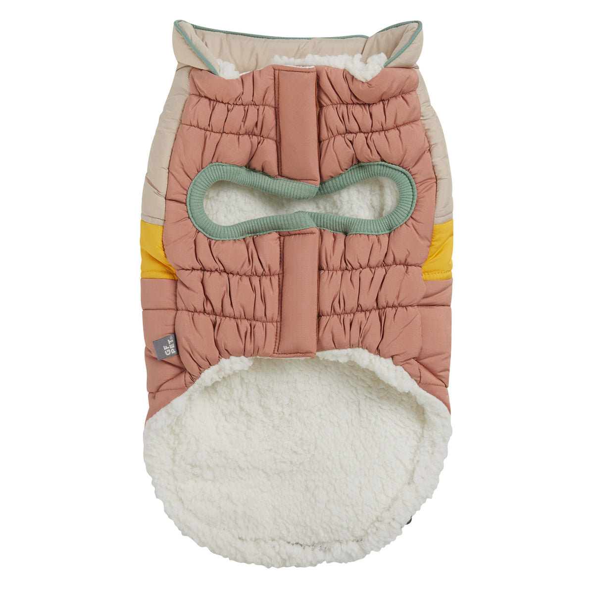 GF PET Camplife Dog Puffer Jacket - Clay