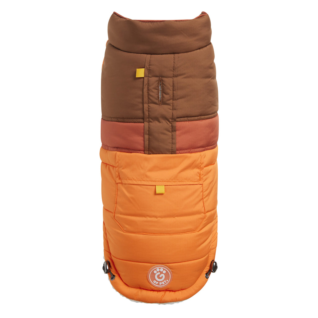 GF PET Camplife Dog Puffer Jacket - Orange