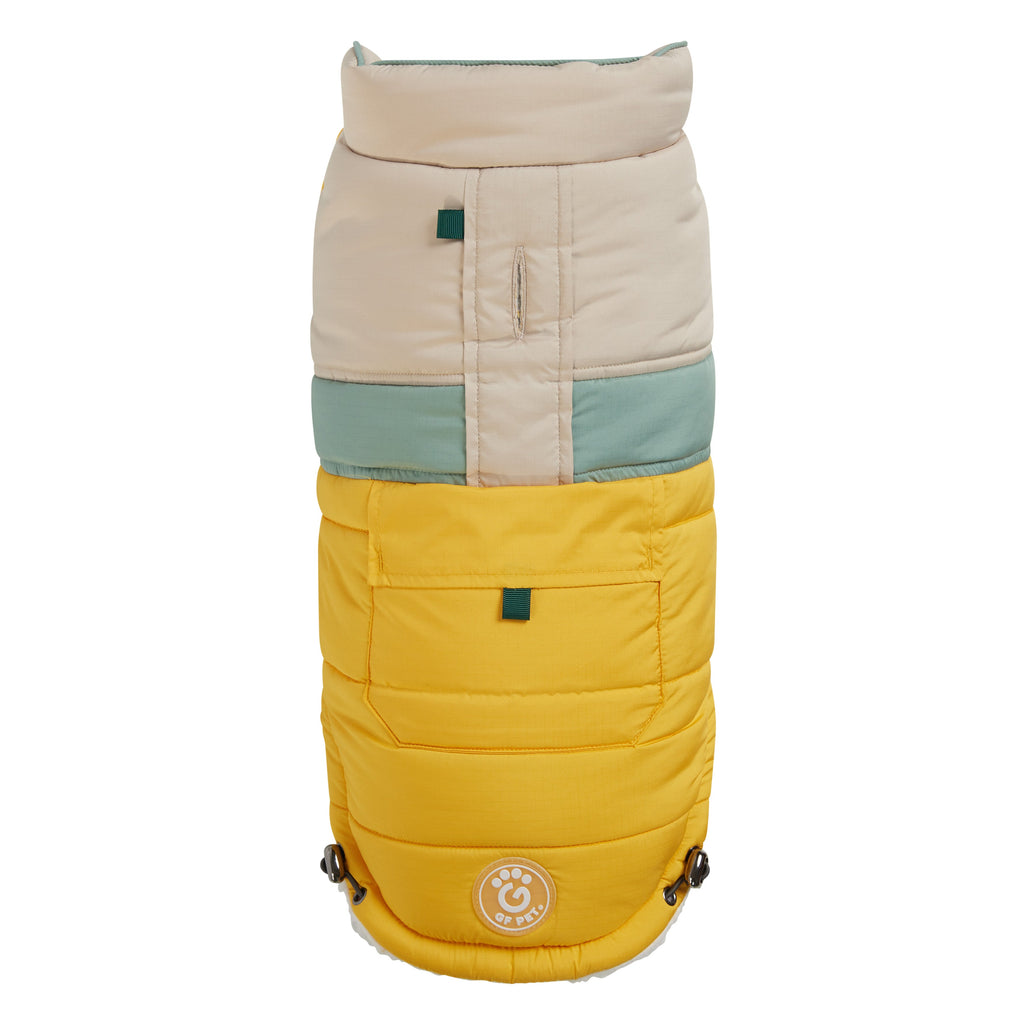 GF PET Camplife Dog Puffer Jacket - Yellow
