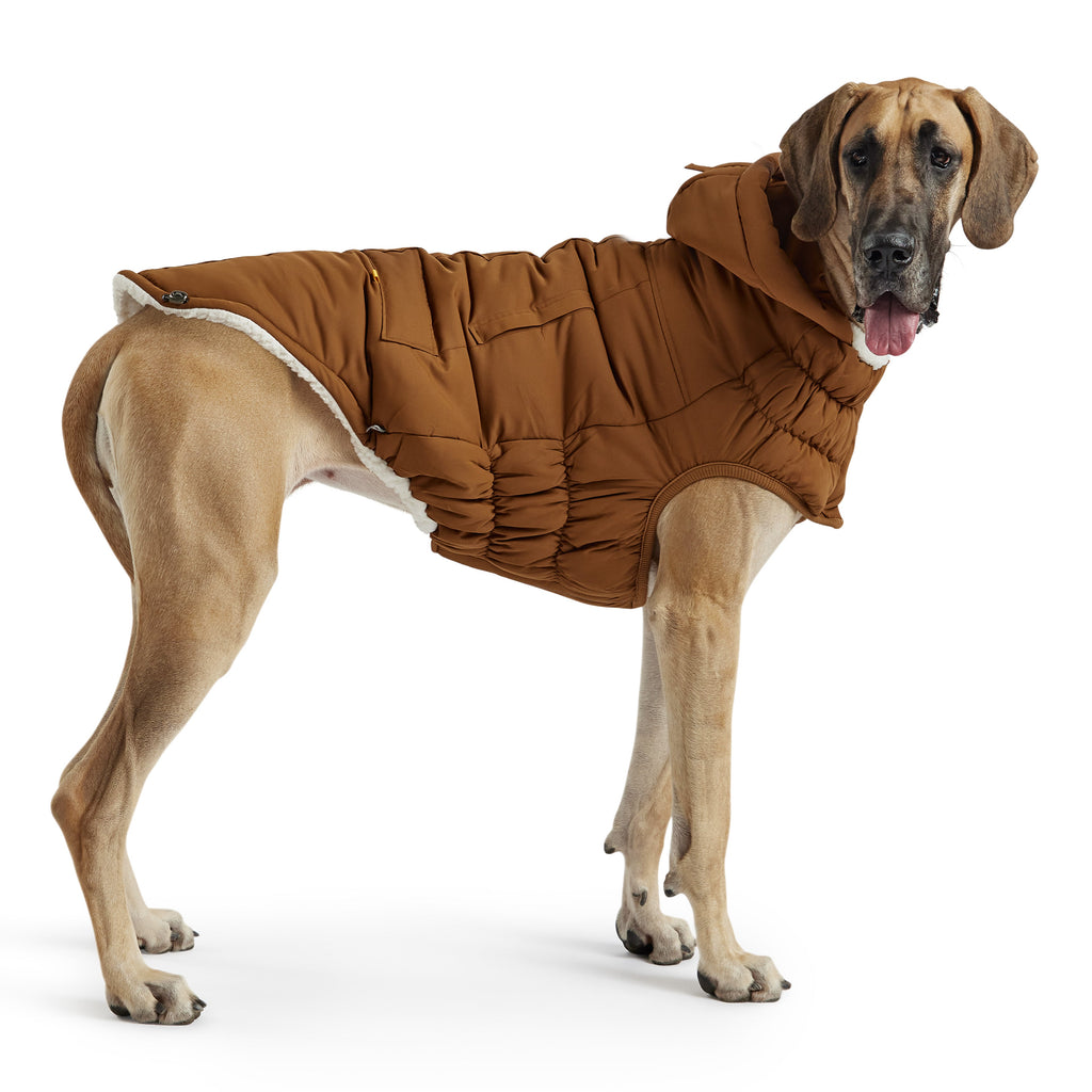 GF PET Arctic Dog Parka - Wood