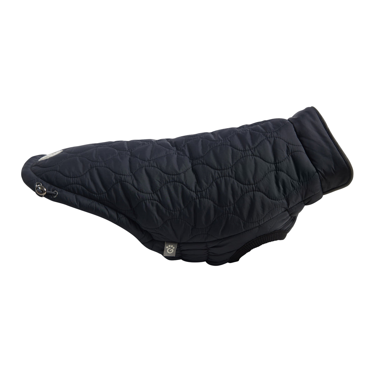 GF PET Reversible Chalet Dog Jacket - Black/Aqua