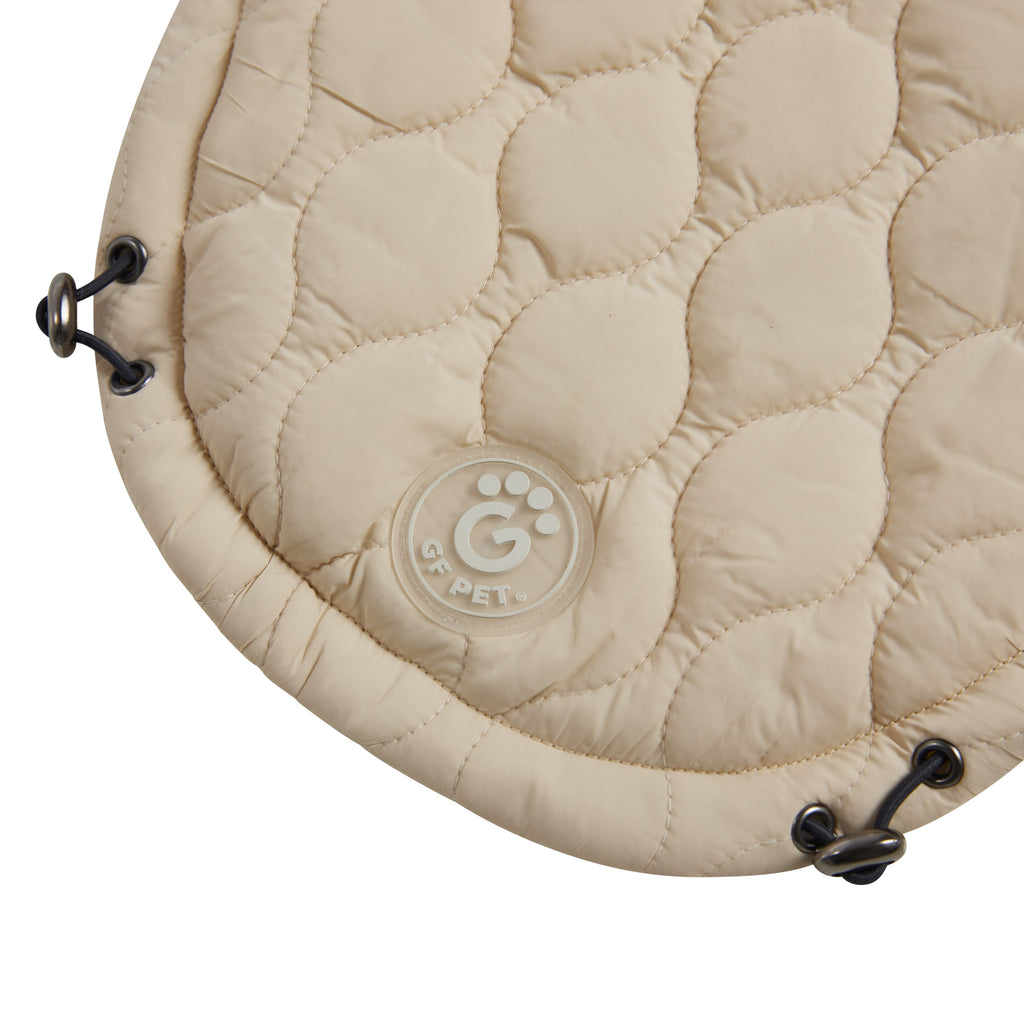 GF PET Reversible Chalet Dog Jacket - Sand/Yellow