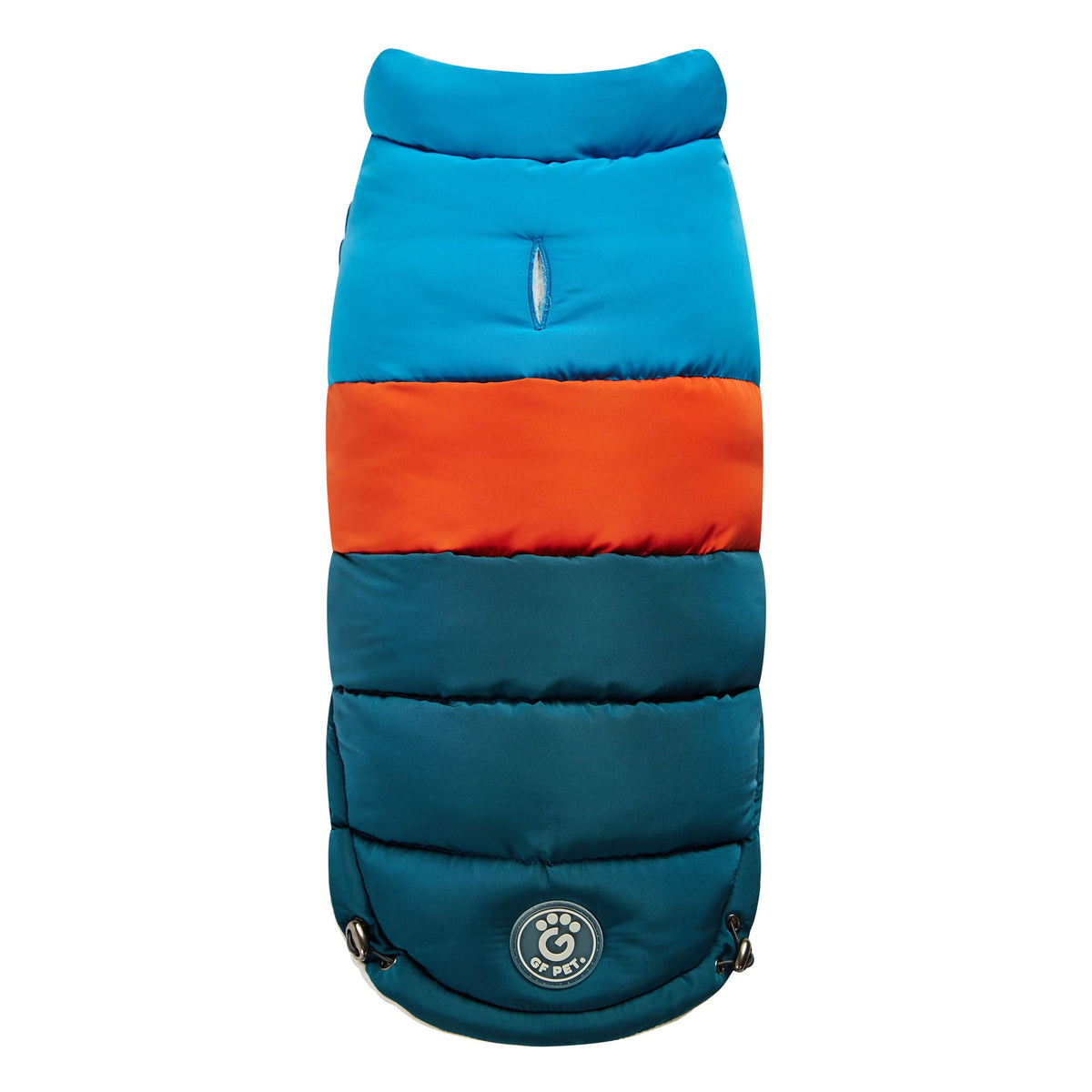 GF PET Color Block Dog Puffer Jacket