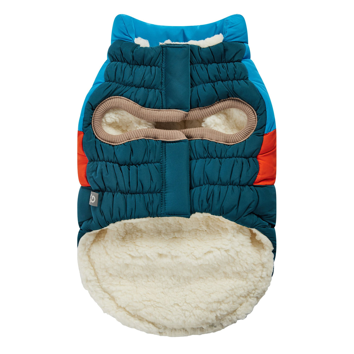 GF PET Color Block Dog Puffer Jacket